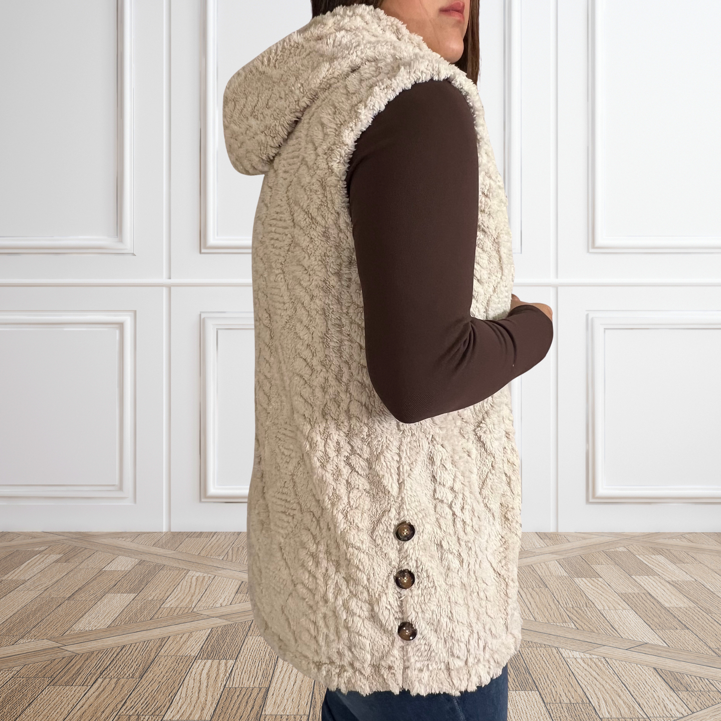 Cozy Luxe Hooded Vest - SV Boutique & Co.