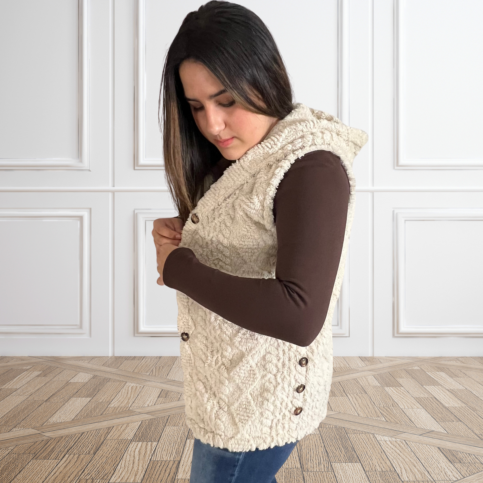 Cozy Luxe Hooded Vest - SV Boutique & Co.