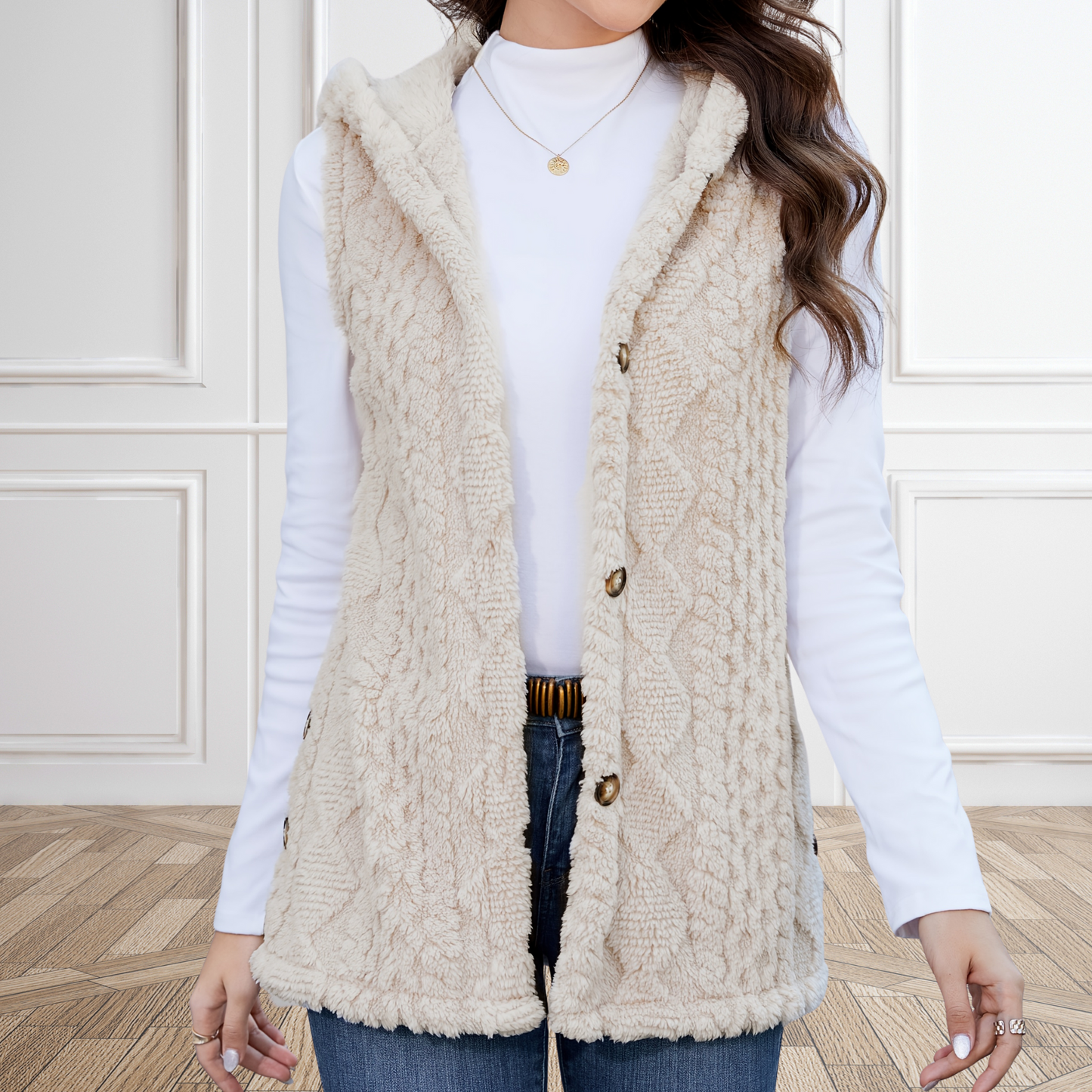 Cozy Luxe Hooded Vest - SV Boutique & Co.