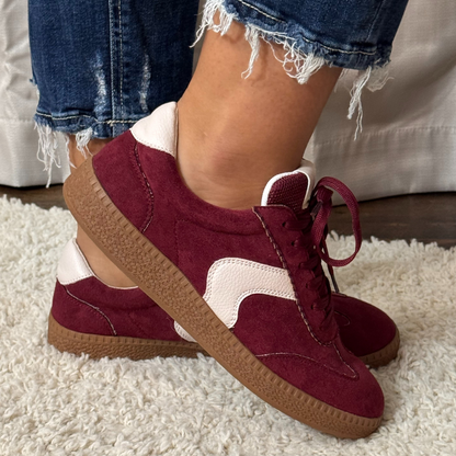 CORKYS “SPOILER ALERT” WINE VEGAN SUEDE
