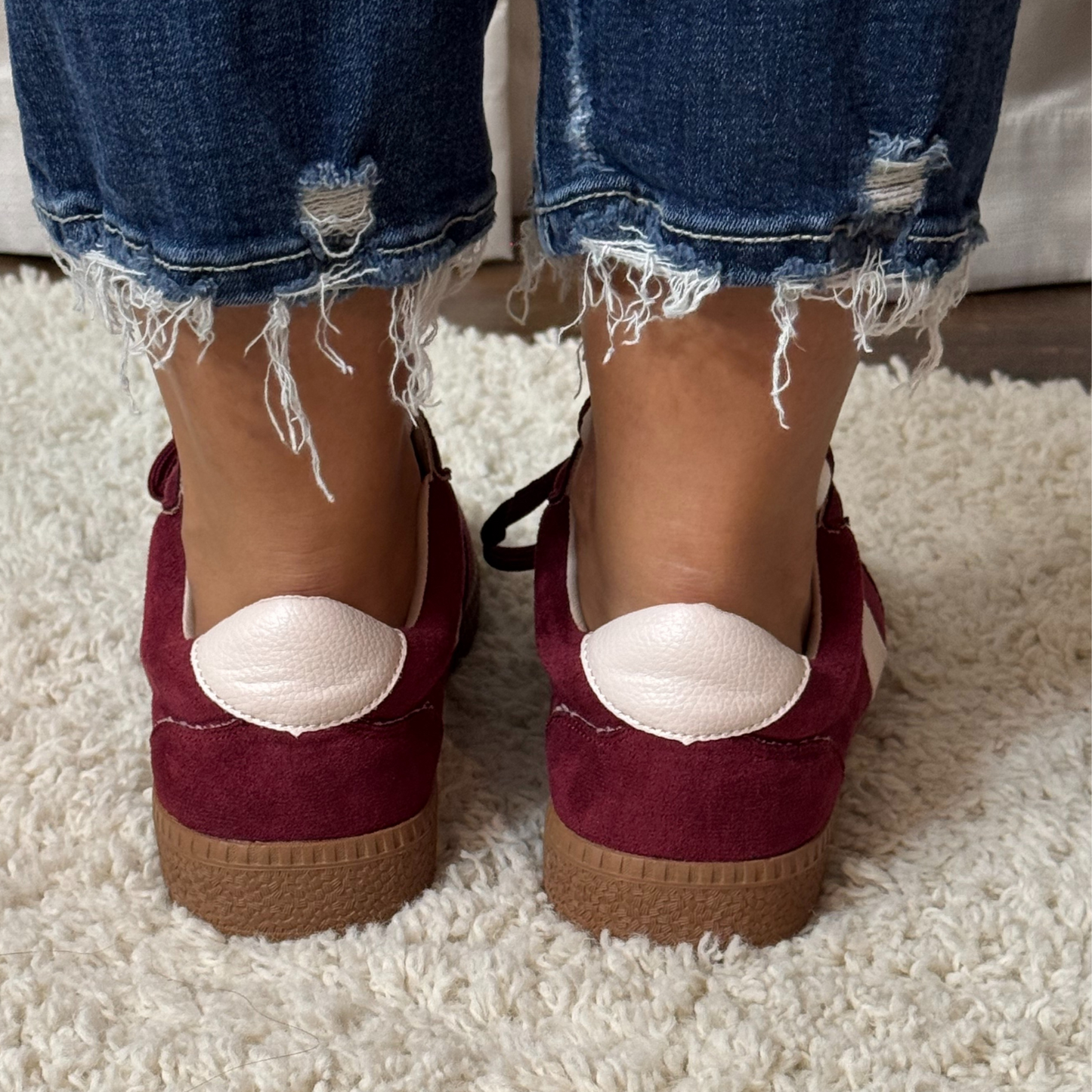 CORKYS “SPOILER ALERT” WINE VEGAN SUEDE