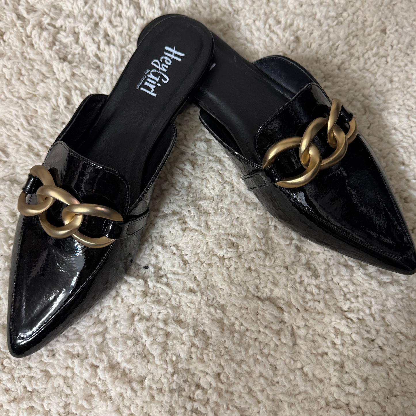 Corkys Playin For Keeps Black Slip On Mule