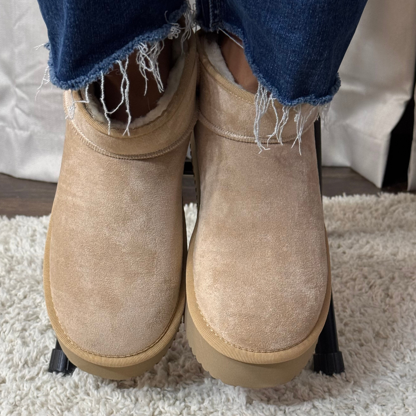 Corkys Room Service Camel Faux Suede Bootie