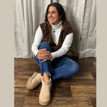 Corkys Room Service Camel Faux Suede Bootie