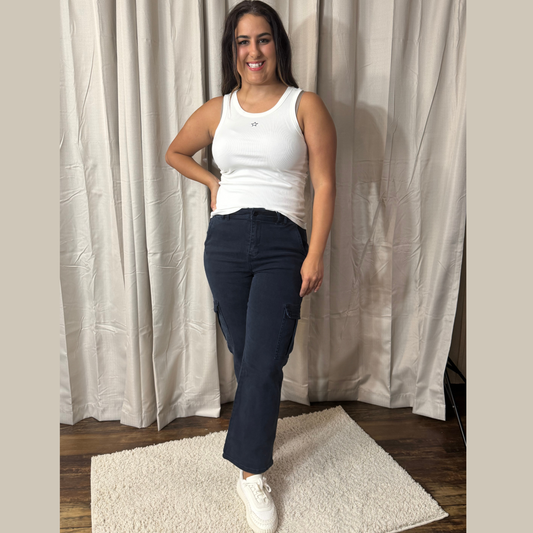 Risen Midnight Blueberry Cargo Pants