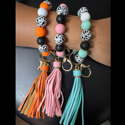 Beaded Key Ring Bracelet