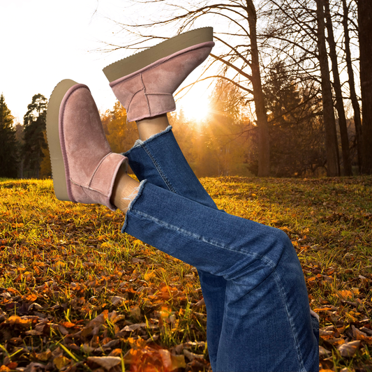 Corkys Room Service Pink Blush Faux Suede Hey Girl