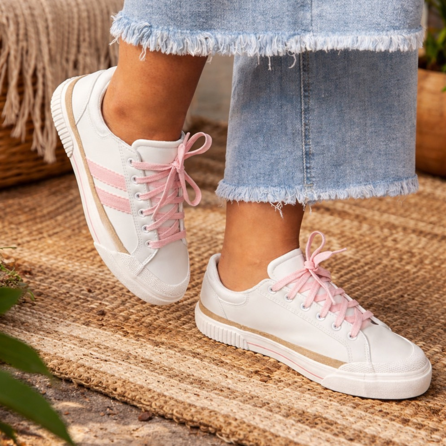 Corkys Thats Her Light Pink Sneaker