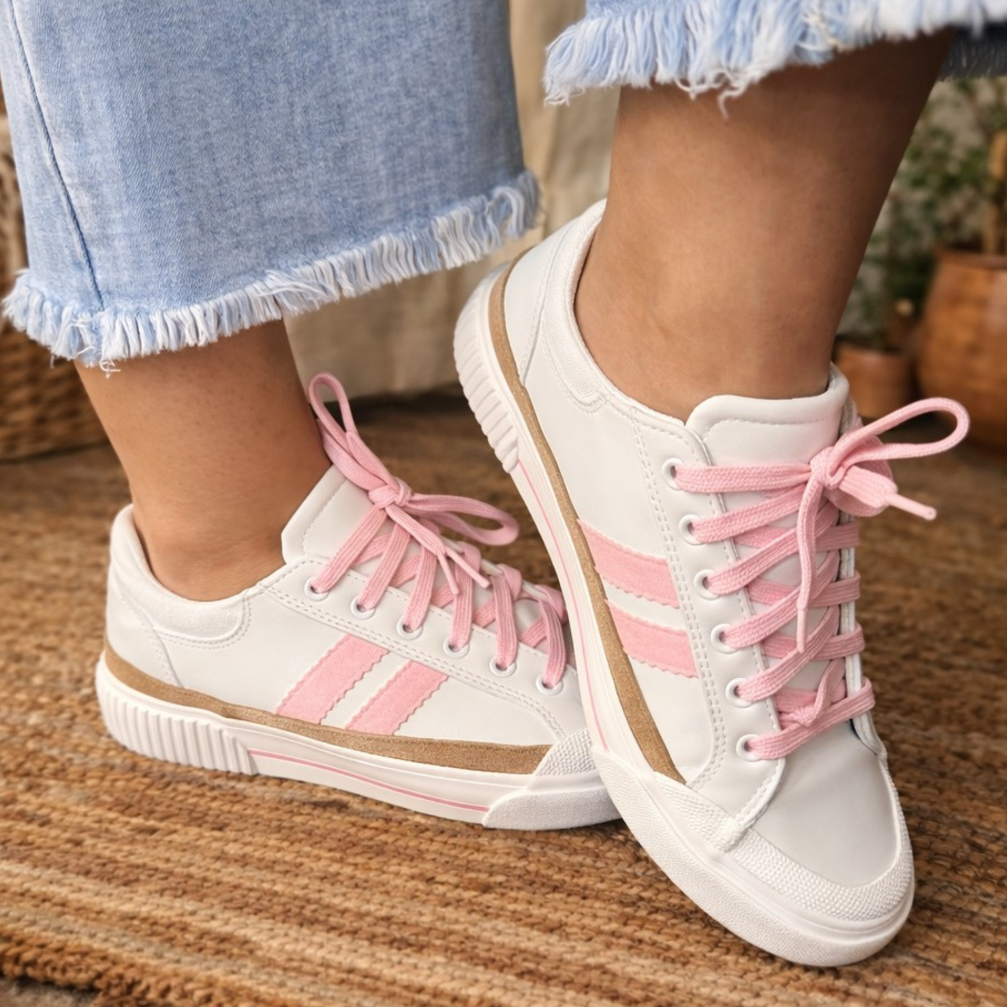 Corkys Thats Her Light Pink Sneaker