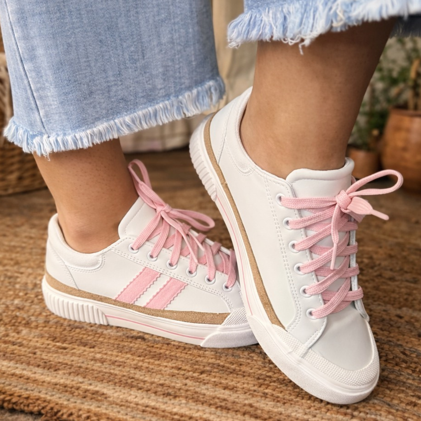 Corkys Thats Her Light Pink Sneaker