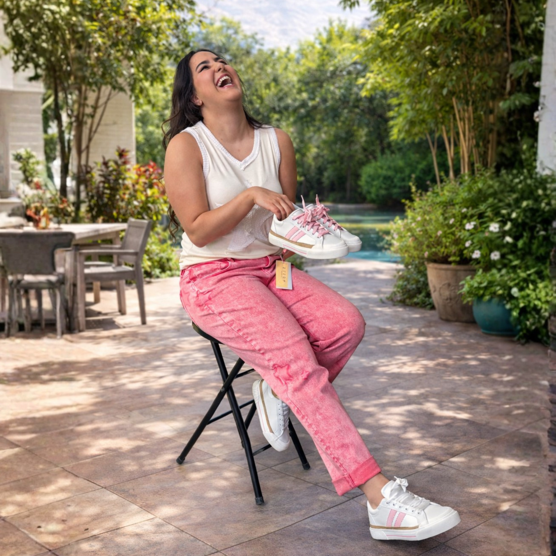 Corkys Thats Her Light Pink Sneaker - SV Boutique & Co.