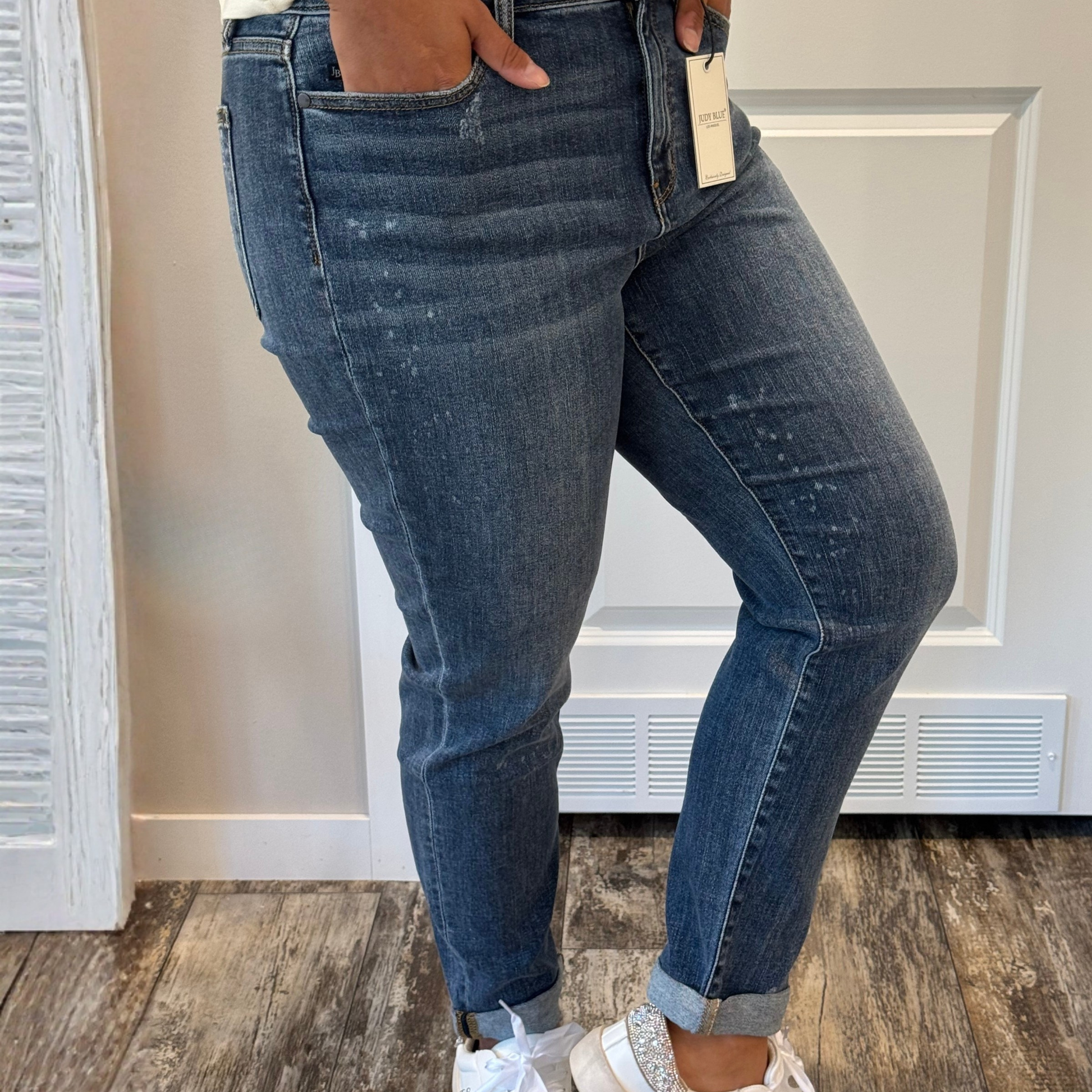 Bleach  Splash Boyfriend Jean Judy Blue - SV Boutique & Co.