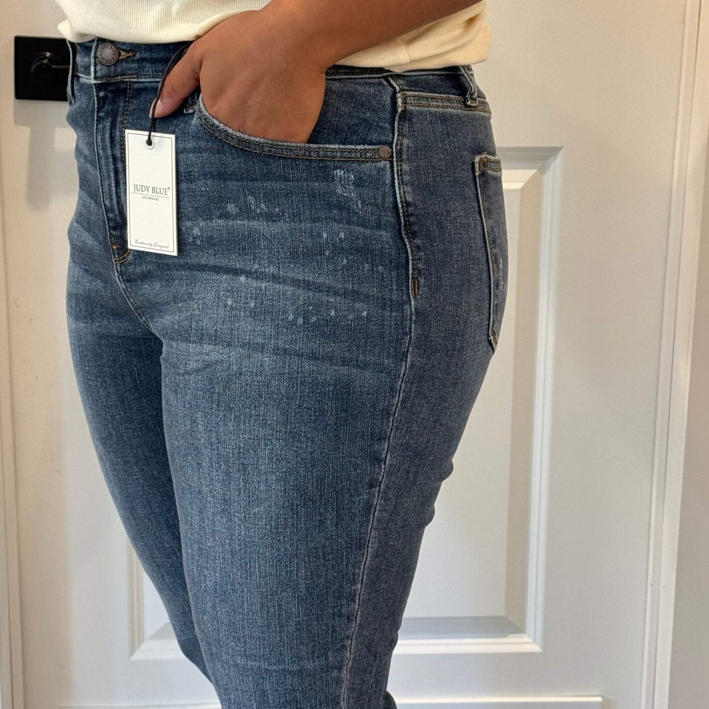 Bleach  Splash Boyfriend Jean Judy Blue - SV Boutique & Co.