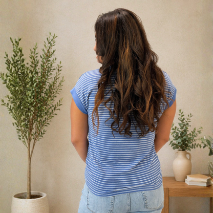 Candy Stripe Comfort Top - SV Boutique & Co.