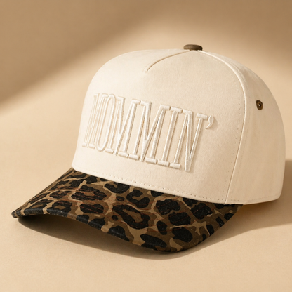 Mommin Leopard/Cow Trucker Hat - SV Boutique & Co.