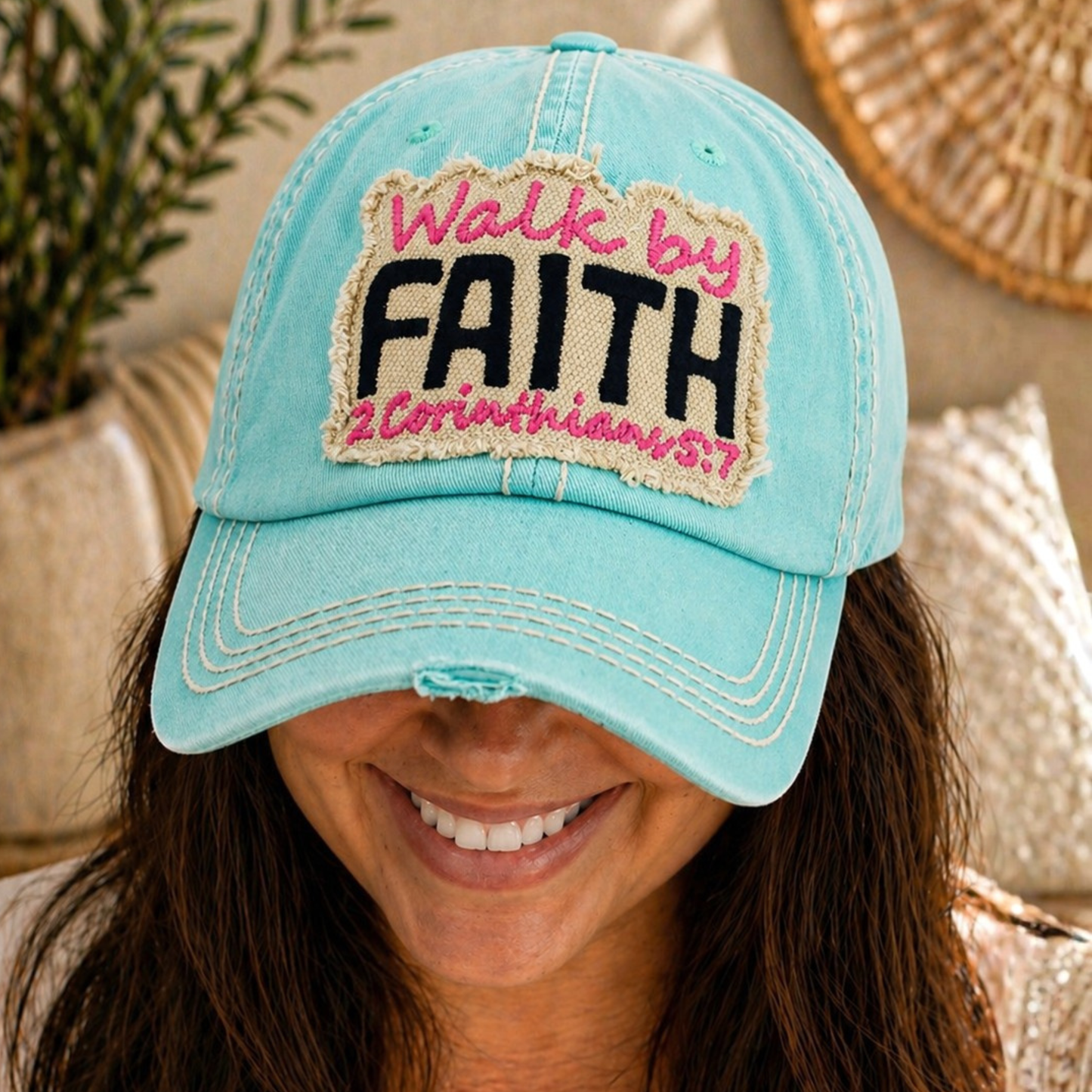 Walk By Faith Baseball Cap - SV Boutique & Co.
