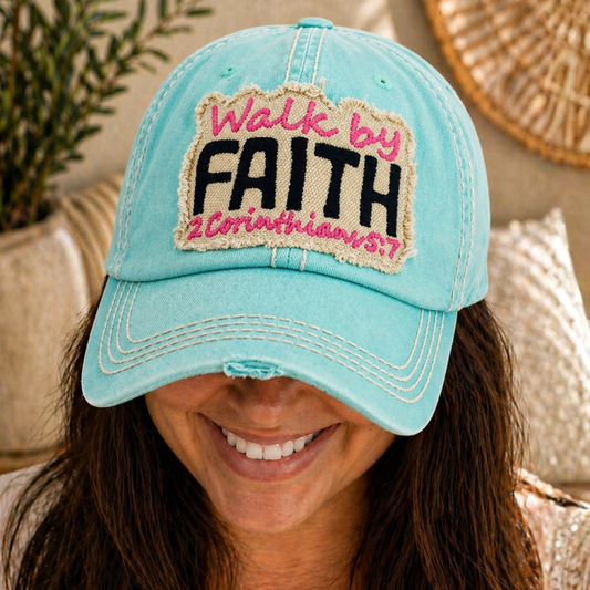Walk By Faith Baseball Cap - SV Boutique & Co.