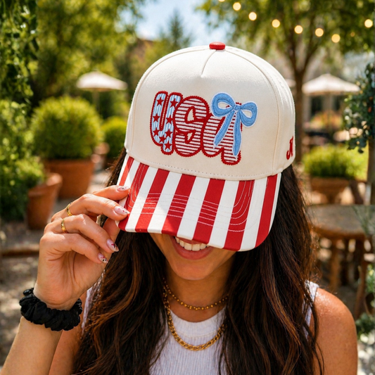 USA Bow Trucker Hat - SV Boutique & Co.