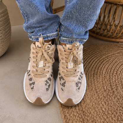 Corkys No Prob Tan Sparkle Leopard Sneaker - SV Boutique & Co.