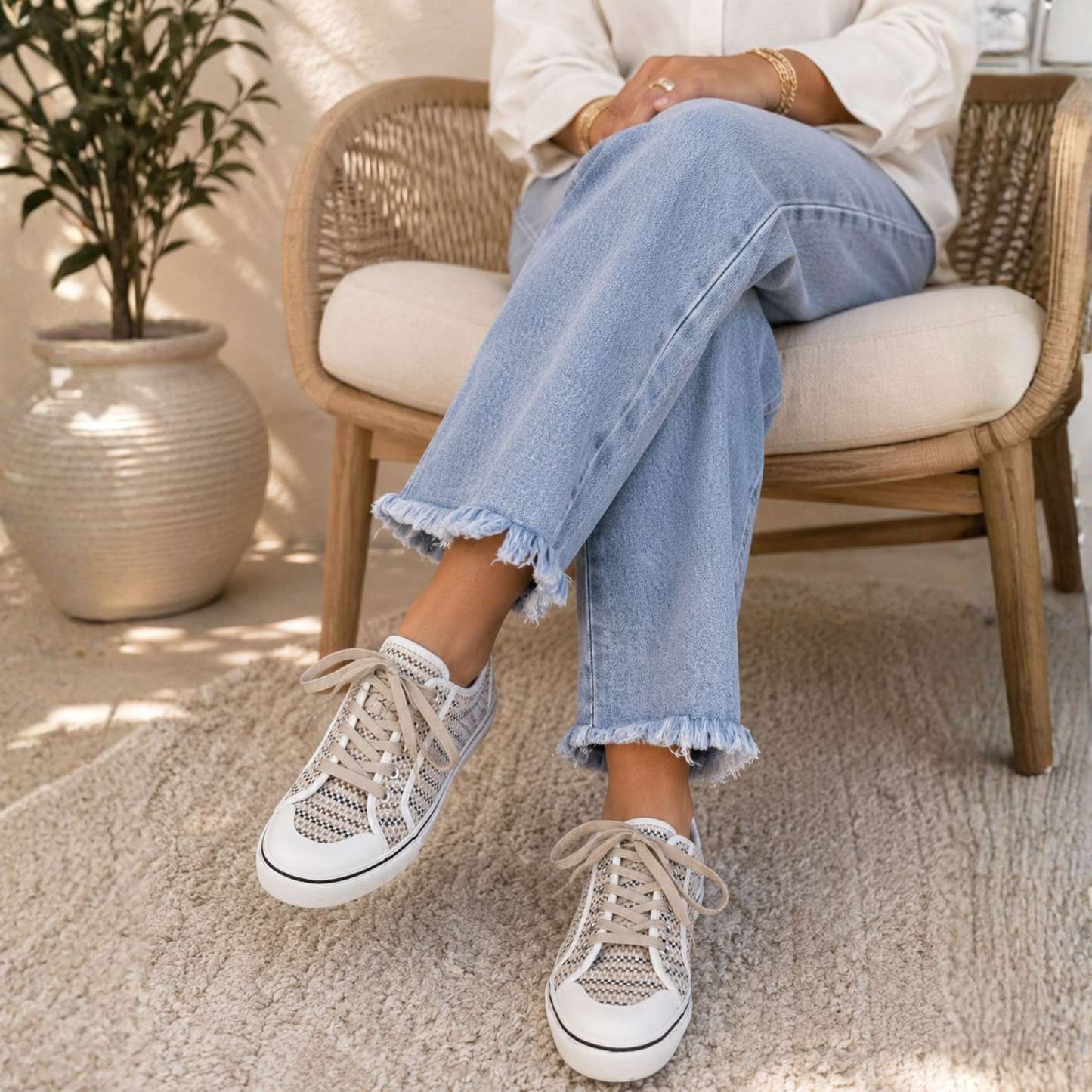 CORKYS WAITING LIST TAN COMBO SNEAKER - SV Boutique & Co.