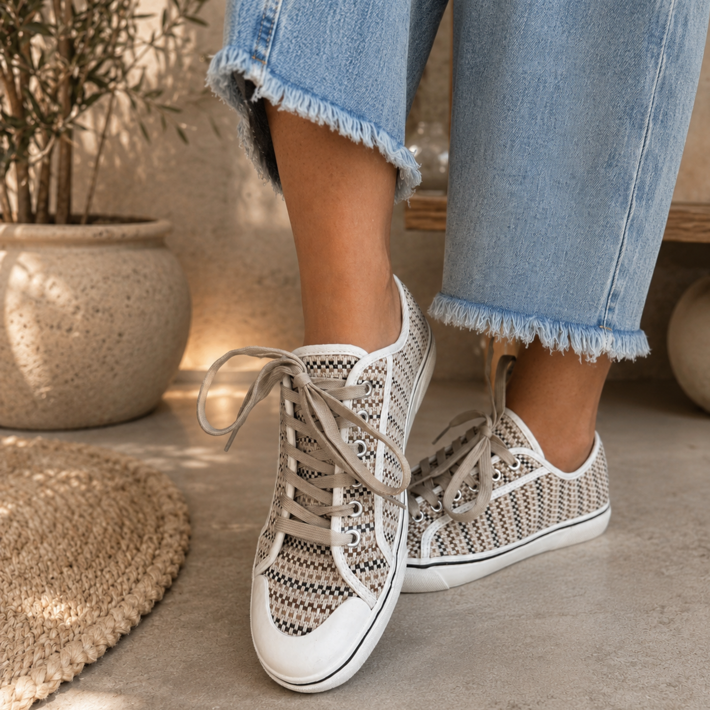 CORKYS WAITING LIST TAN COMBO SNEAKER - SV Boutique & Co.