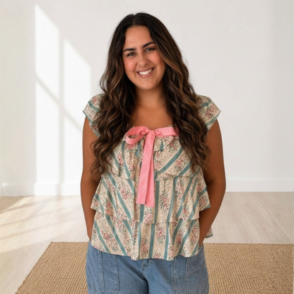 Sweet Magnolia Bow Top - SV Boutique & Co.