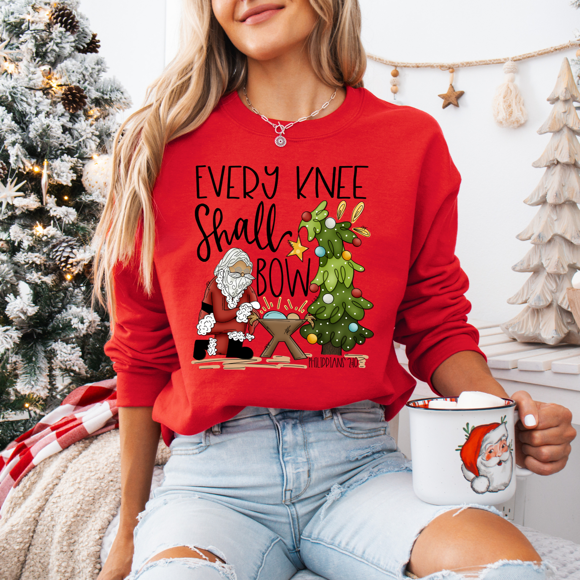 Every Knee Shall Bow Graphic Tee/Sweatshirt - SV Boutique & Co.