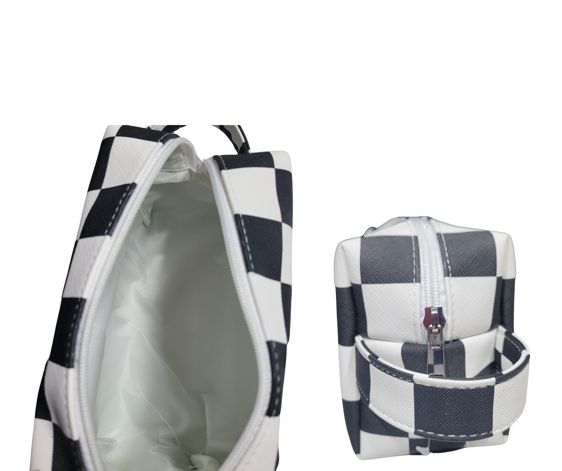 Cherry Checkered Cosmetic Bag – Retro & Chic! - SV Boutique & Co.