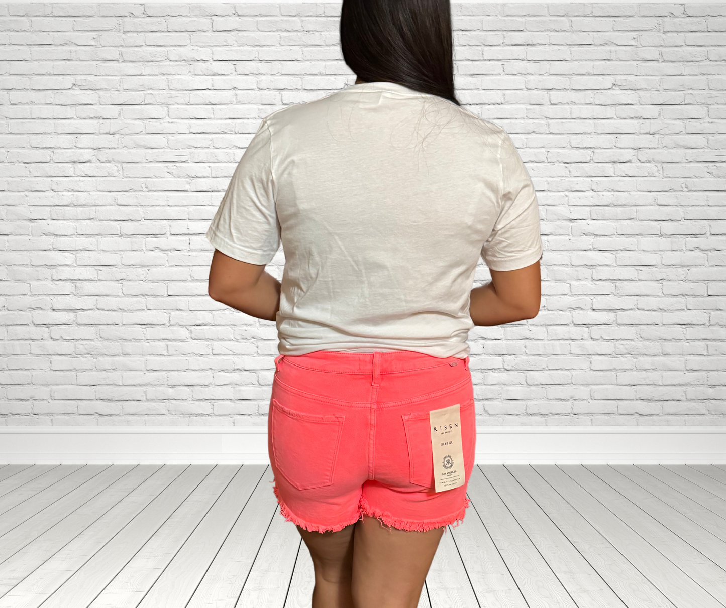 Coral Risen High Rise Tummy Control Shorts - SV Boutique & Co.