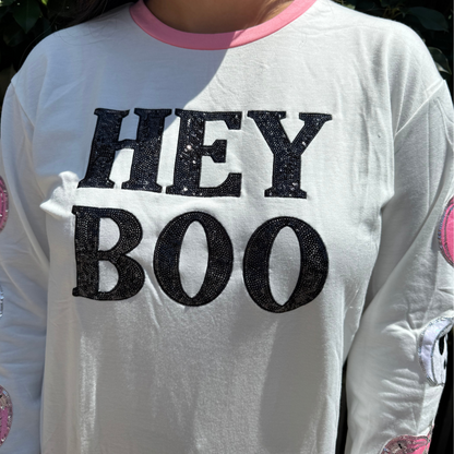 Hey Boo Long Sleeve Top