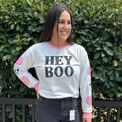 Hey Boo Long Sleeve Top