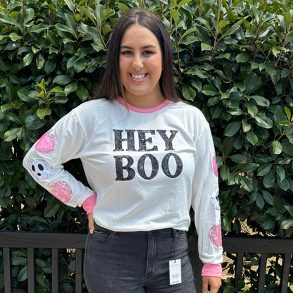 Hey Boo Long Sleeve Top
