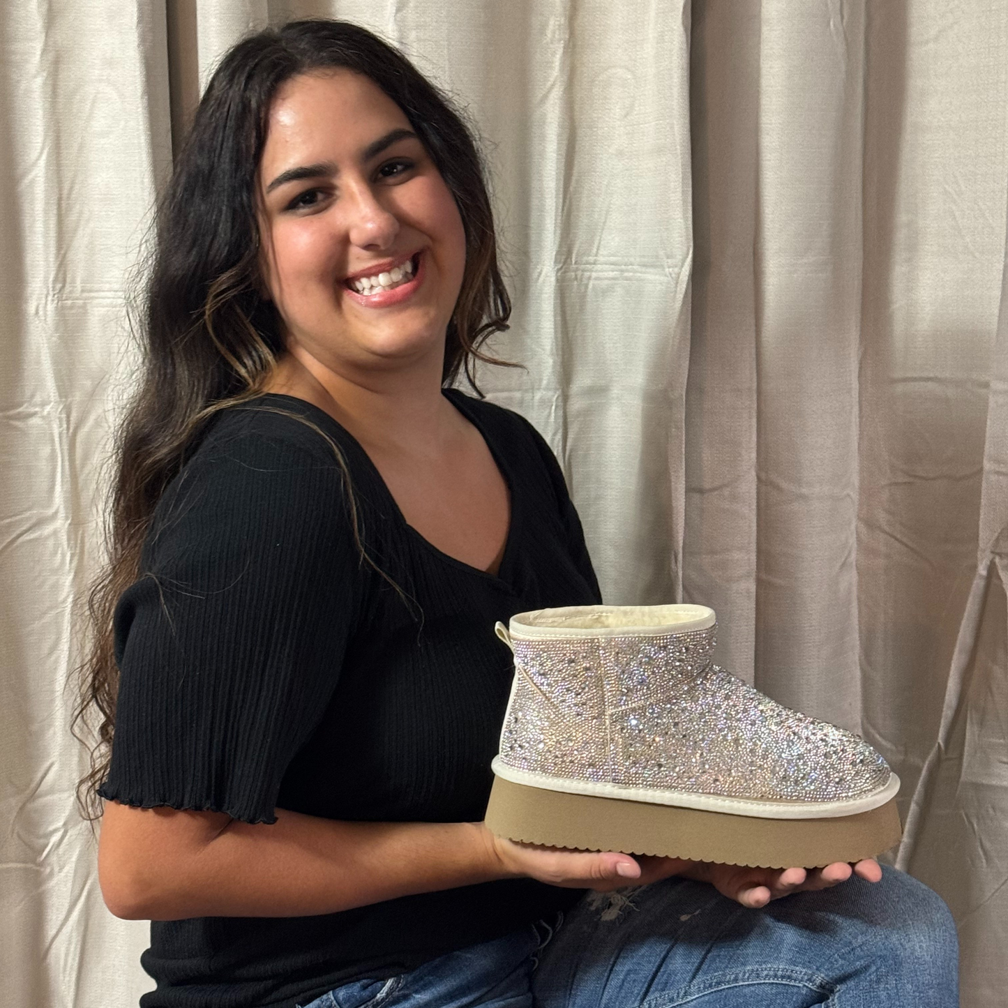 Corkys Rhinestone Homebody Sparkle Boot