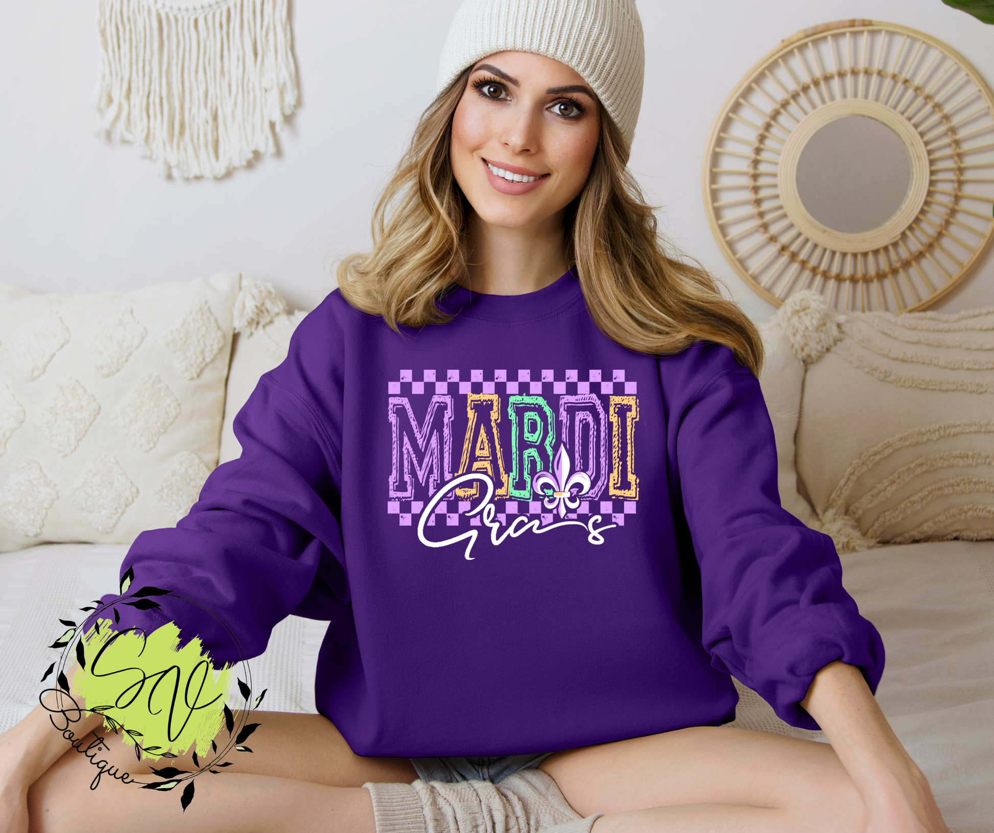 Mardi Gras Graphic Tee - SV Boutique & Co.