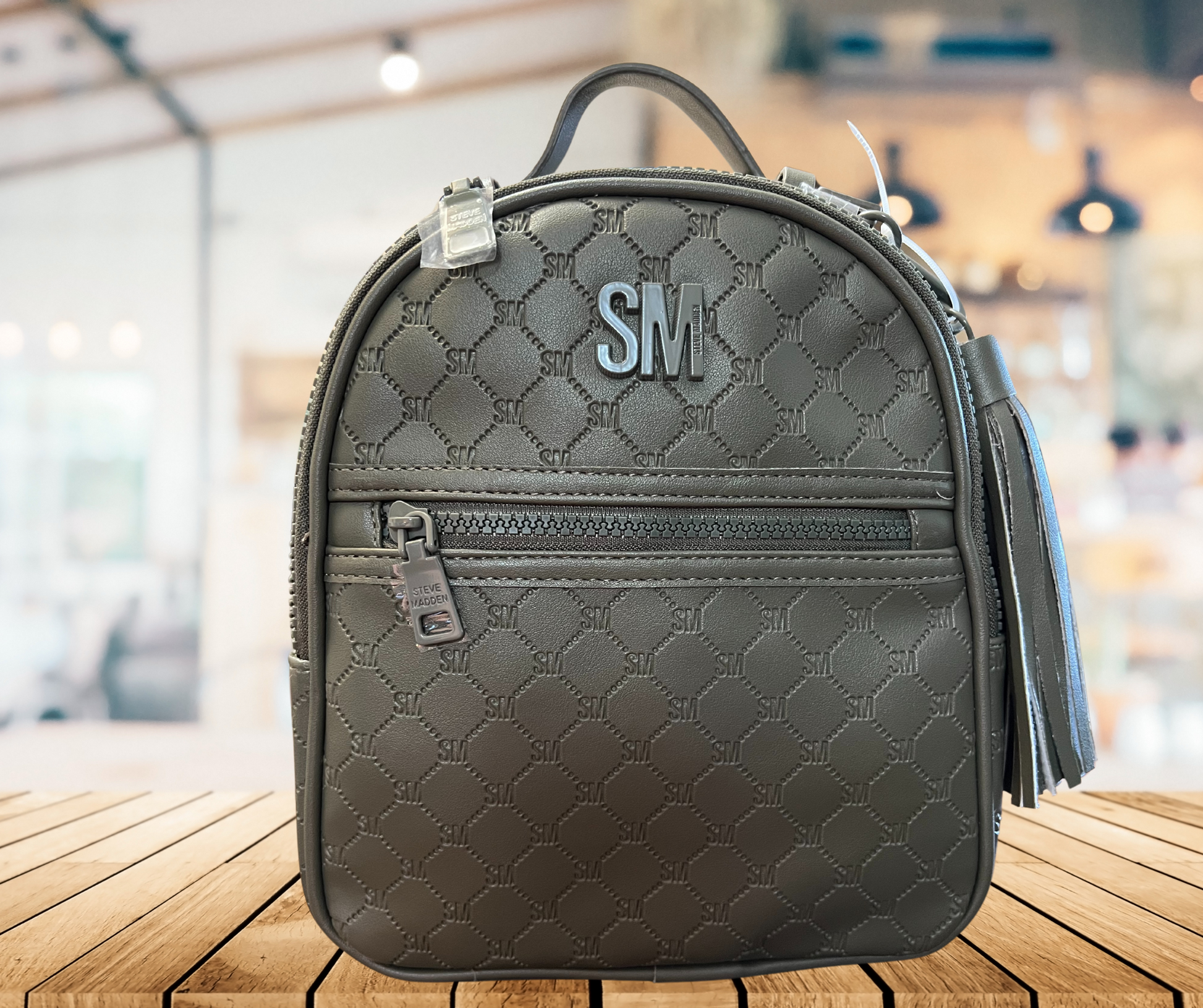 Steve Madden Olive Green Mini Backpack - SV Boutique & Co.