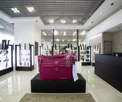 Fuchsia Steve Madden Compact Crossbody - SV Boutique & Co.
