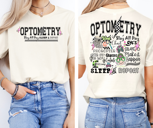 Optometry Slay All Day Sleep & Repeat