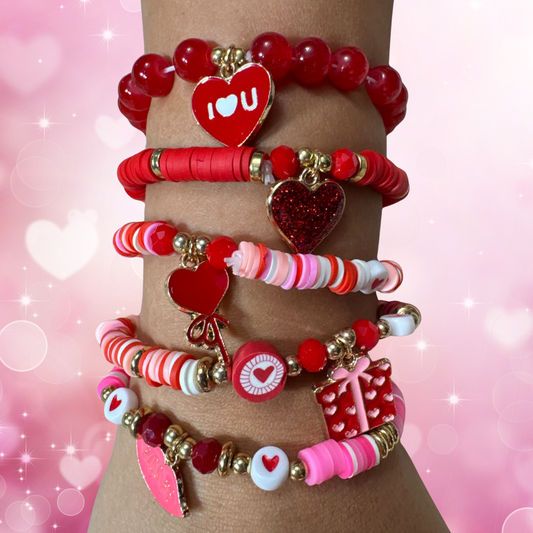 Sweetheart Stack Bracelet Set