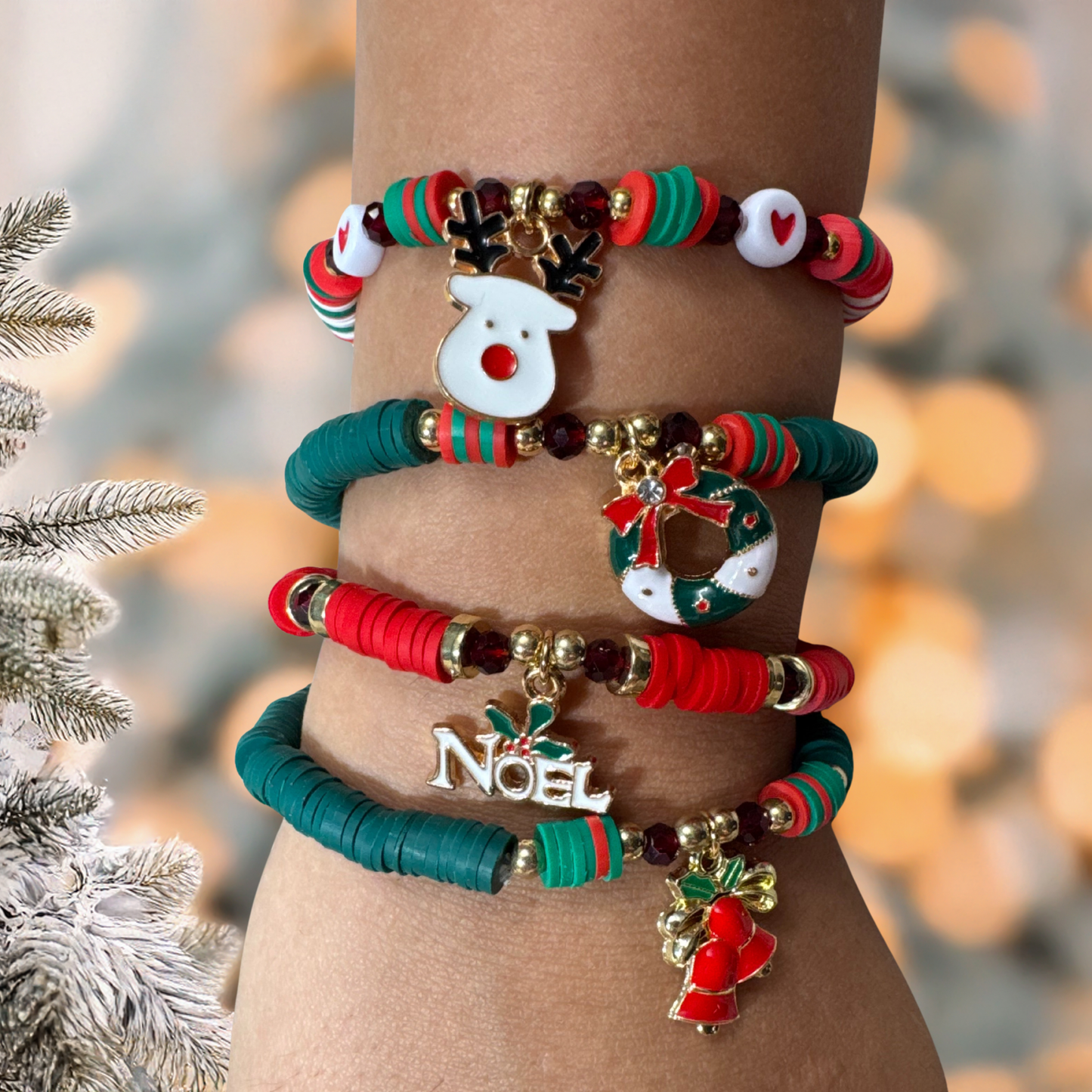 Christmas Magic Bracelet Stack
