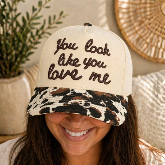 You Look Like You Love Me Cow Trucker Hat - SV Boutique & Co.