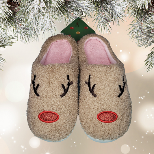 Reindeer Slippers - SV Boutique & Co.