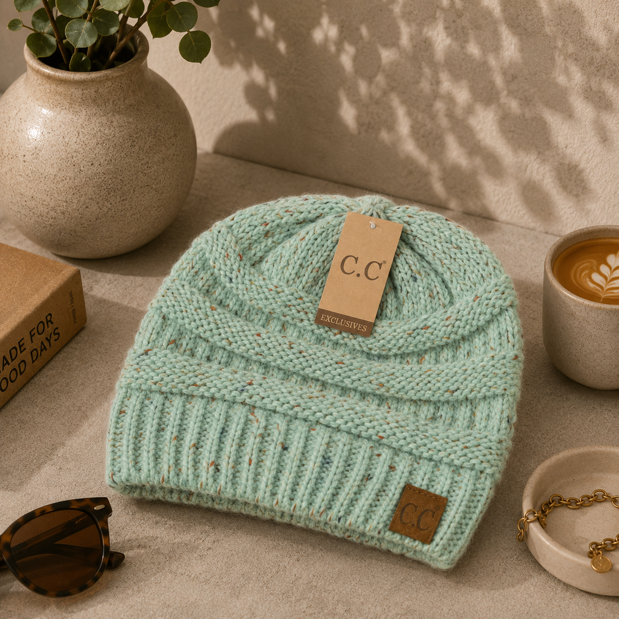 CC Flecked Beanie - SV Boutique & Co.