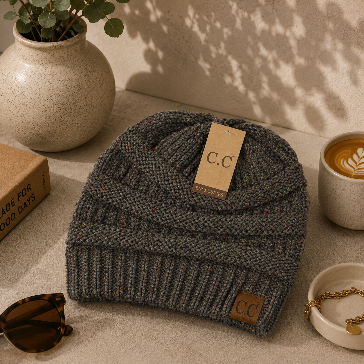 CC Flecked Beanie - SV Boutique & Co.