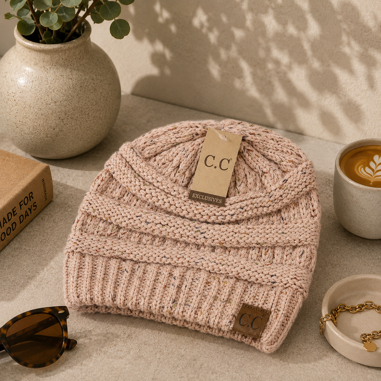 CC Flecked Beanie - SV Boutique & Co.