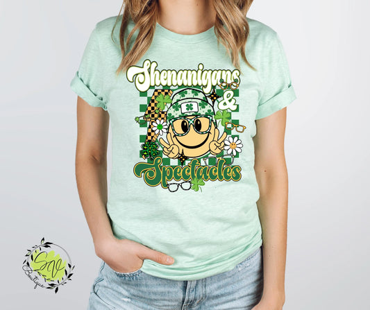 Shenanigans & Spectacles Optometry St Patrick's Tee