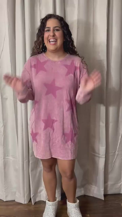 Star Chaser Fleece Dress Final Sale