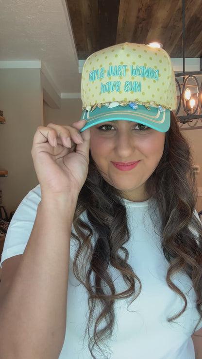 Girls Just Wanna Have Sun Trucker Hat