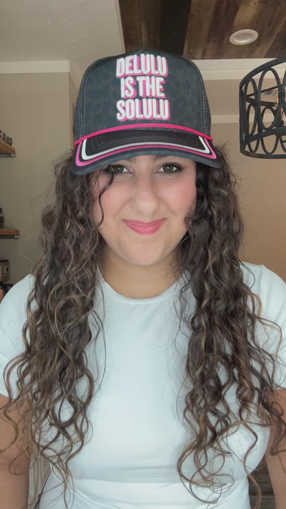 Delulu Is the Solulu Leopard Cap
