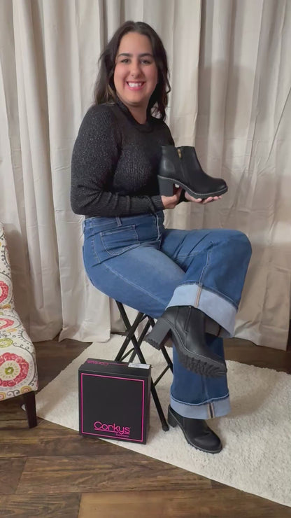 Corkys Rocky Top Black Boot
