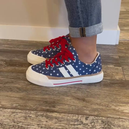 That’s Her Blue with Stars Sneaker